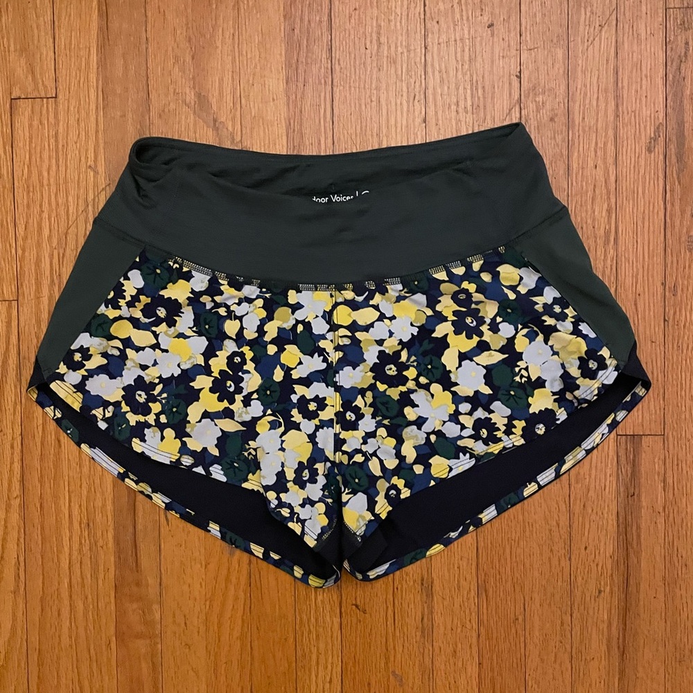 Outdoor Voices Floral Athletic Shorts
